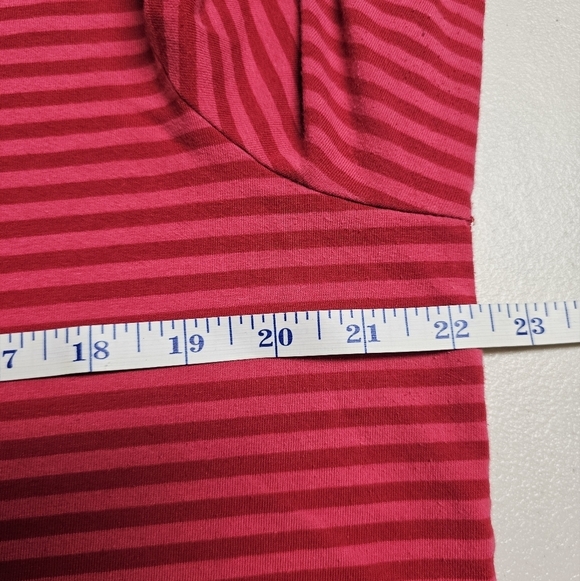 Christopher &‎ Banks Womens XL Red Striped Llama Long Sleeve T Shirt Top - Picture 7 of 10